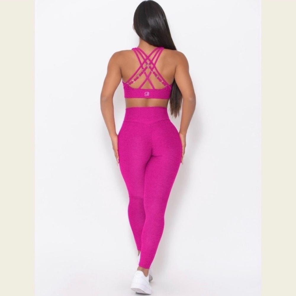 Bombshell Sportswear Fuchsia Leggings